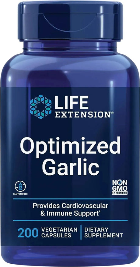 LIFE EXTENSION - Life Extension Optimized Garlic 1200Mg. 200 Capsulas - The Red Vitamin MX - Suplementos Alimenticios - {{ shop.shopifyCountryName }}