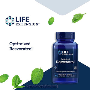 LIFE EXTENSION - Life Extension Optimized Resveratrol Elite 60 Capsulas - The Red Vitamin MX - Suplementos Alimenticios - {{ shop.shopifyCountryName }}