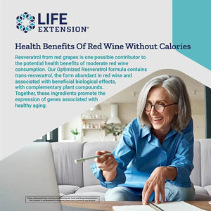 LIFE EXTENSION - Life Extension Optimized Resveratrol Elite 60 Capsulas - The Red Vitamin MX - Suplementos Alimenticios - {{ shop.shopifyCountryName }}