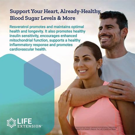 LIFE EXTENSION - Life Extension Optimized Resveratrol Elite 60 Capsulas - The Red Vitamin MX - Suplementos Alimenticios - {{ shop.shopifyCountryName }}