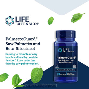 LIFE EXTENSION - Life Extension PalmettoGuard Saw Palmetto & Beta-Sitosterol 30 Capsulas Blandas - The Red Vitamin MX - Suplementos Alimenticios - {{ shop.shopifyCountryName }}