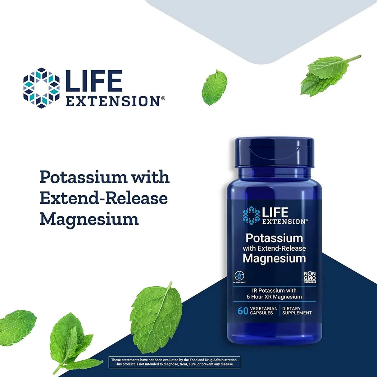 LIFE EXTENSION - Life Extension Potassium with Extend-Release Magnesium 60 Capsulas - The Red Vitamin MX - Suplementos Alimenticios - {{ shop.shopifyCountryName }}