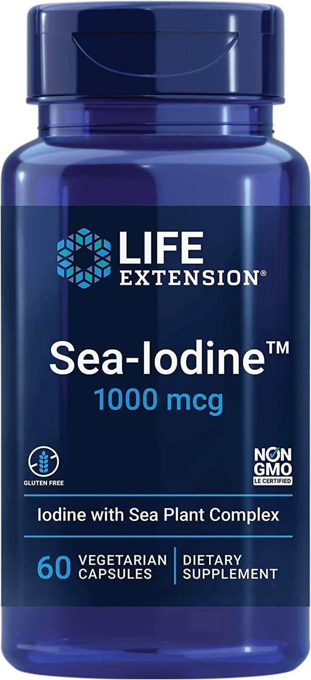 LIFE EXTENSION - Life Extension Sea-Iodine 1000Mcg. 60 Capsulas - The Red Vitamin MX - Suplementos Alimenticios - {{ shop.shopifyCountryName }}