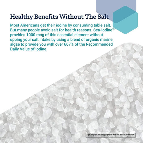 LIFE EXTENSION - Life Extension Sea-Iodine 1000Mcg. 60 Capsulas - The Red Vitamin MX - Suplementos Alimenticios - {{ shop.shopifyCountryName }}