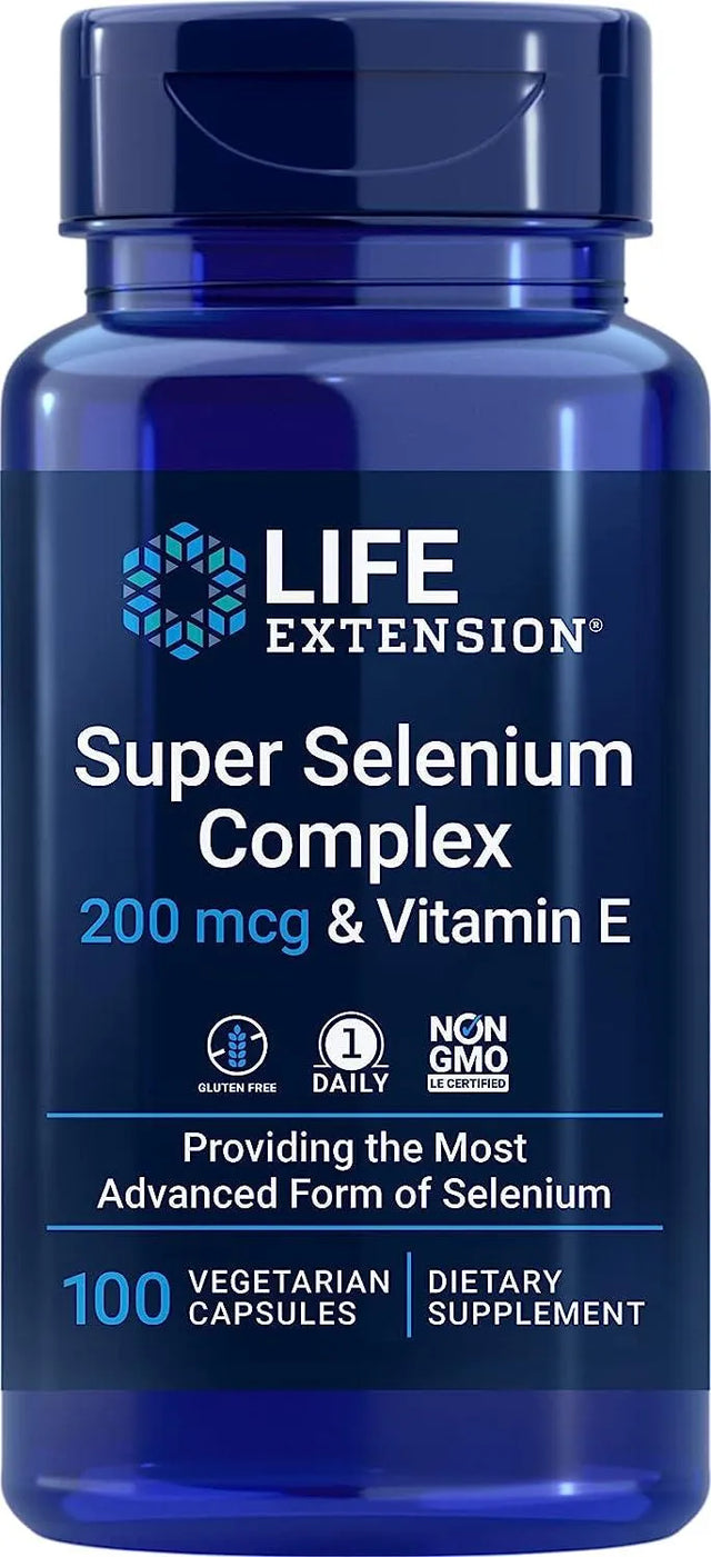 LIFE EXTENSION - Life Extension Super Selenium Complex with Vitamin E 100 Capsulas - The Red Vitamin MX - Suplementos Alimenticios - {{ shop.shopifyCountryName }}