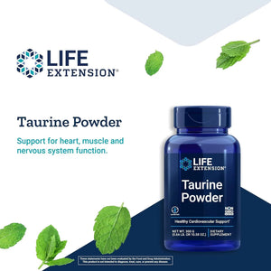 LIFE EXTENSION - Life Extension Taurine Powder 750Mg. 300Gr. - The Red Vitamin MX - Suplementos Alimenticios - {{ shop.shopifyCountryName }}