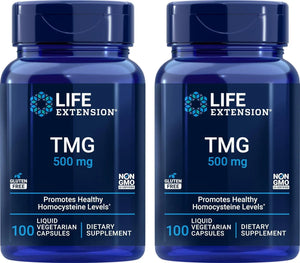 LIFE EXTENSION - Life Extension TMG 500Mg. 100 Capsulas 2 Pack - The Red Vitamin MX - Suplementos Alimenticios - {{ shop.shopifyCountryName }}