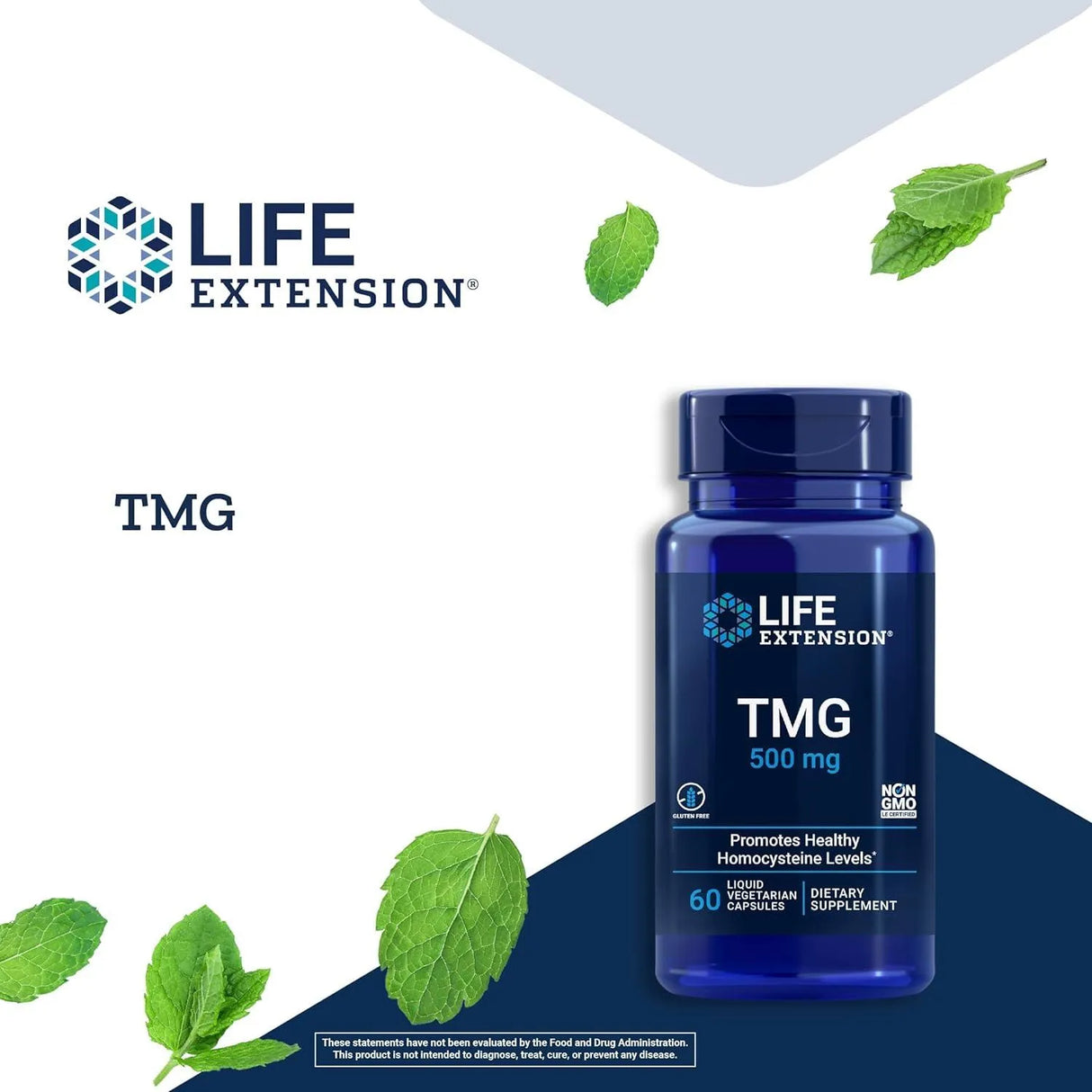 LIFE EXTENSION - Life Extension TMG 500Mg. 60 Capsulas - The Red Vitamin MX - Suplementos Alimenticios - {{ shop.shopifyCountryName }}