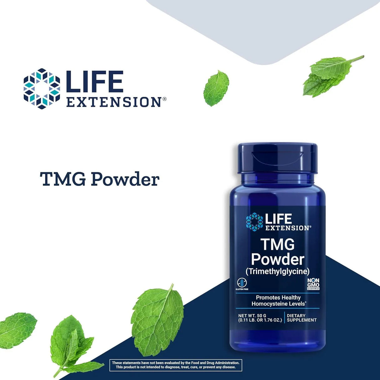 LIFE EXTENSION - Life Extension TMG Powder 50Gr. - The Red Vitamin MX - Suplementos Alimenticios - {{ shop.shopifyCountryName }}