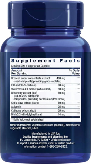 LIFE EXTENSION - Life Extension Triple Action Cruciferous Vegetable Extract 60 Capsulas - The Red Vitamin MX - Suplementos Alimenticios - {{ shop.shopifyCountryName }}