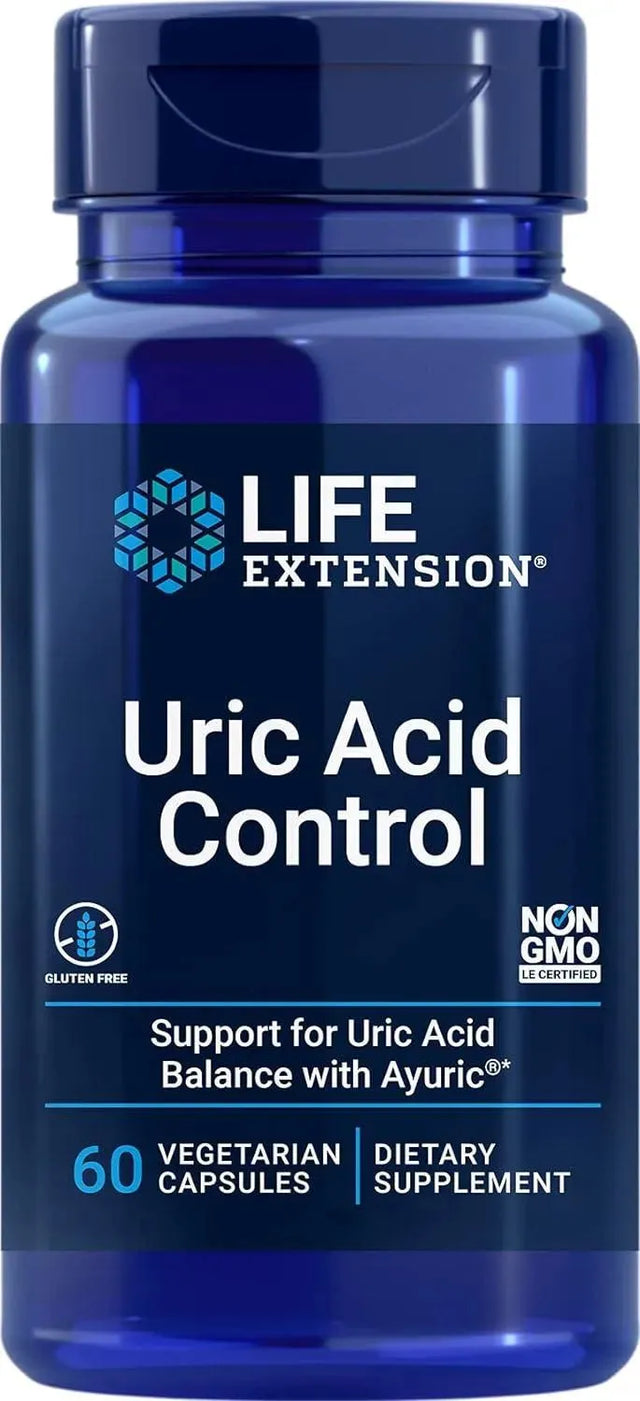 LIFE EXTENSION - Life Extension Uric Acid Control 60 Capsulas - The Red Vitamin MX - Suplementos Alimenticios - {{ shop.shopifyCountryName }}