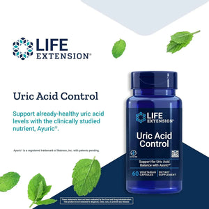 LIFE EXTENSION - Life Extension Uric Acid Control 60 Capsulas - The Red Vitamin MX - Suplementos Alimenticios - {{ shop.shopifyCountryName }}