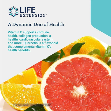 LIFE EXTENSION - Life Extension Vitamin C with Bio-Quercetin 1000Mg. 60 Tabletas - The Red Vitamin MX - Suplementos Alimenticios - {{ shop.shopifyCountryName }}