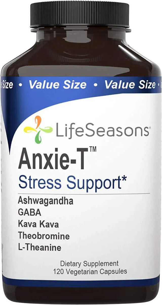 LIFE SEASONS - Life Seasons Anxie-T Herbal Stress Relief Supplement to Relax and Calm Mind 120 Capsulas - The Red Vitamin MX - Suplementos Alimenticios - {{ shop.shopifyCountryName }}