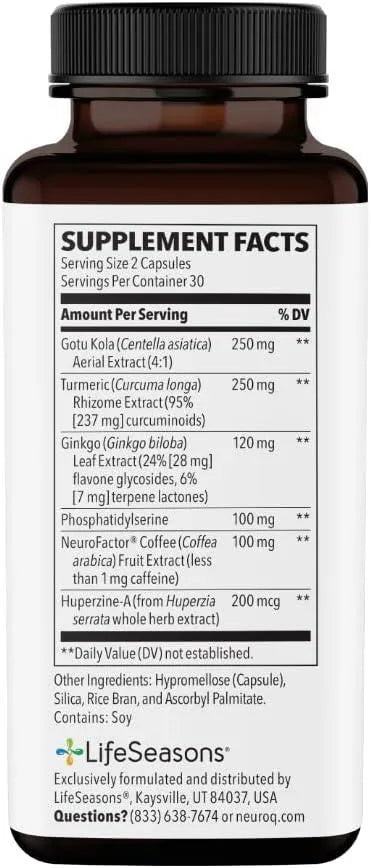 LIFE SEASONS - Life Seasons NeuroQ Memory & Focus Extra Strength 60 Capsulas - The Red Vitamin MX - Suplementos Alimenticios - {{ shop.shopifyCountryName }}