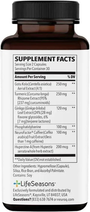 LIFE SEASONS - Life Seasons NeuroQ Memory & Focus Extra Strength 60 Capsulas - The Red Vitamin MX - Suplementos Alimenticios - {{ shop.shopifyCountryName }}