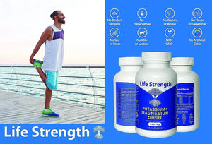 LIFE STRENGTH - Life Strength Potassium & Magnesium Complex 1000Mg. 90 Capsulas - The Red Vitamin MX - Suplementos Alimenticios - {{ shop.shopifyCountryName }}