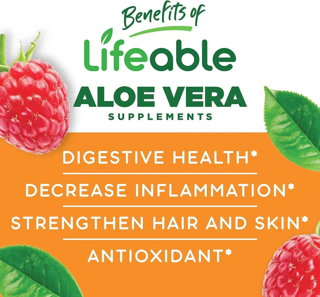 LIFEABLE - Lifeable Aloe Vera Gummies 50Mg. 60 Gomitas - The Red Vitamin MX - Suplementos Alimenticios - {{ shop.shopifyCountryName }}