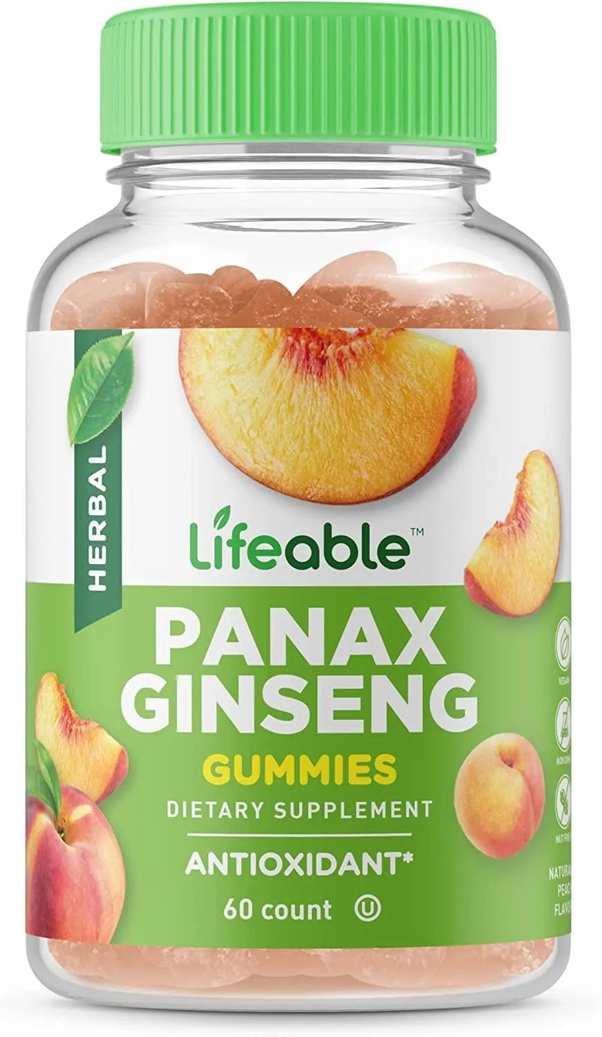 LIFEABLE - Lifeable Panax Ginseng Root Extract 60 Gomitas - The Red Vitamin MX - Suplementos Alimenticios - {{ shop.shopifyCountryName }}