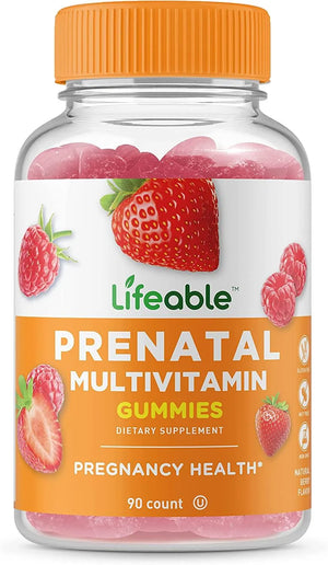 LIFEABLE - Lifeable Prenatal Multivitamin 90 Gomitas - The Red Vitamin MX - Suplementos Alimenticios - {{ shop.shopifyCountryName }}