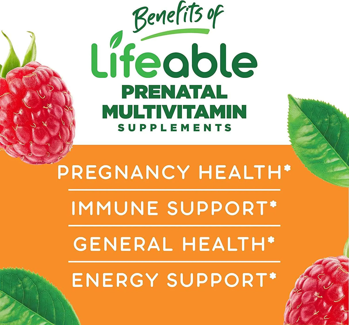 LIFEABLE - Lifeable Prenatal Multivitamin 90 Gomitas - The Red Vitamin MX - Suplementos Alimenticios - {{ shop.shopifyCountryName }}