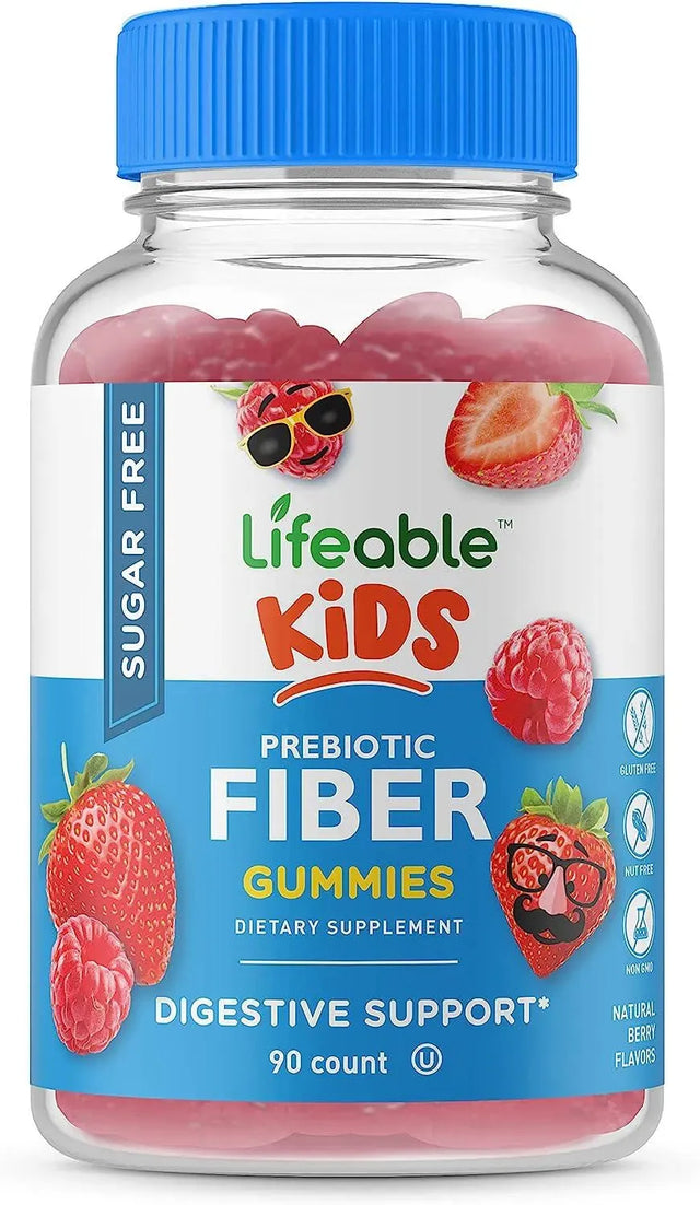 LIFEABLE - Lifeable Sugar Free Prebiotics Fiber for Kids 90 Gomitas - The Red Vitamin MX - Suplementos Alimenticios - {{ shop.shopifyCountryName }}