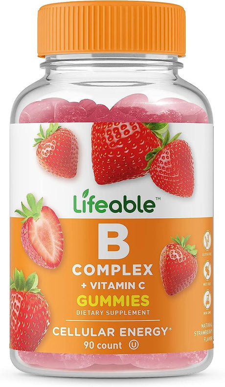 LIFEABLE - Lifeable Vitamin B Complex with Vitamin C 90 Gomitas - The Red Vitamin MX - Suplementos Alimenticios - {{ shop.shopifyCountryName }}