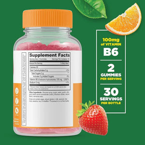 LIFEABLE - Lifeable Vitamin B6 100Mg. 60 Gomitas - The Red Vitamin MX - Suplementos Alimenticios - {{ shop.shopifyCountryName }}