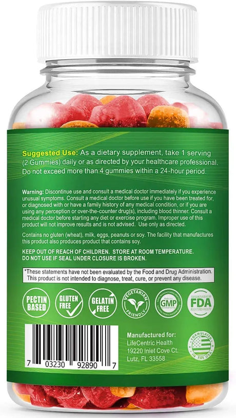 LIFECENTRIC HEALTH - LifeCentric Health Probiotic Gummies 100 Gomitas - The Red Vitamin MX - Suplementos Alimenticios - {{ shop.shopifyCountryName }}