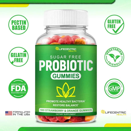 LIFECENTRIC HEALTH - LifeCentric Health Probiotic Gummies 100 Gomitas - The Red Vitamin MX - Suplementos Alimenticios - {{ shop.shopifyCountryName }}