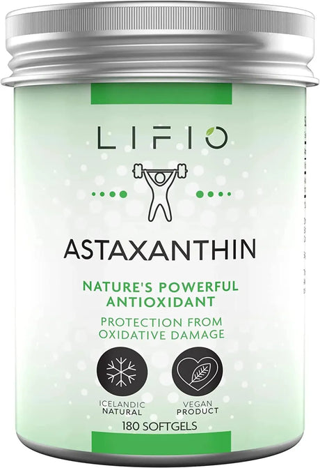 LIFIO - Lifio Icelandic Astaxanthin 12Mg. 180 Capsulas Blandas - The Red Vitamin MX - Suplementos Alimenticios - {{ shop.shopifyCountryName }}