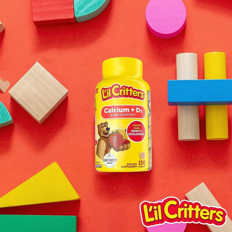 LIL CRITTERS - L’il Critters Calcium + D3 Daily Gummy Supplement for Kids 150 Gomitas - The Red Vitamin MX - Suplementos Alimenticios - {{ shop.shopifyCountryName }}
