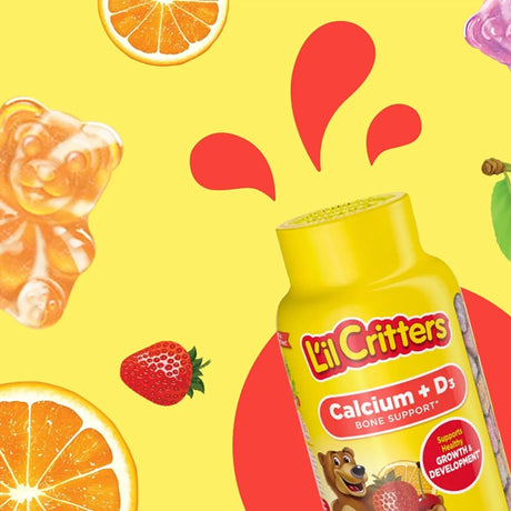 LIL CRITTERS - L’il Critters Calcium + D3 Daily Gummy Supplement for Kids 150 Gomitas - The Red Vitamin MX - Suplementos Alimenticios - {{ shop.shopifyCountryName }}