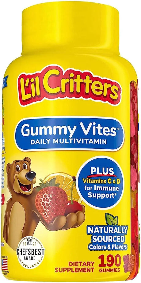 LIL CRITTERS - L'il Critters Gummy Vites Kids Daily Multivitamin 190 Gomitas - The Red Vitamin MX - Suplementos Alimenticios - {{ shop.shopifyCountryName }}