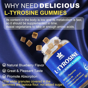 LILICARE - Lilicare L Tyrosine Gummies 1100Mg. 60 Gomitas 2 Pack - The Red Vitamin MX - Suplementos Alimenticios - {{ shop.shopifyCountryName }}