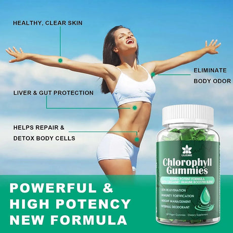 LILICARE - Lilicare Sugar Free Chlorophyll Gummies 60 Gomitas - The Red Vitamin MX - Suplementos Alimenticios - {{ shop.shopifyCountryName }}