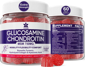 LILICARE - Lilicare Sugar Free Glucosamine Chondroitin MSM Gummies 120 Gomitas - The Red Vitamin MX - Suplementos Alimenticios - {{ shop.shopifyCountryName }}