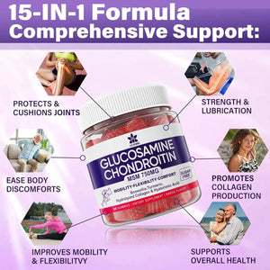 LILICARE - Lilicare Sugar Free Glucosamine Chondroitin MSM Gummies 120 Gomitas - The Red Vitamin MX - Suplementos Alimenticios - {{ shop.shopifyCountryName }}