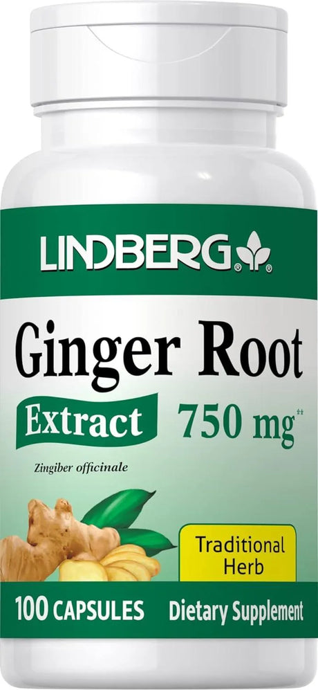 LINDBERG - Lindberg Ginger Root 750Mg. 100 Capsulas - The Red Vitamin MX - Suplementos Alimenticios - {{ shop.shopifyCountryName }}