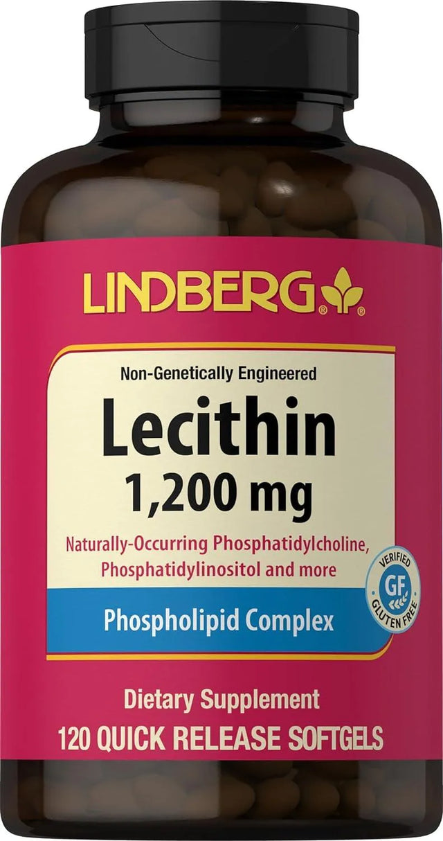 LINDBERG - Lindberg Lecithin 1200Mg. 120 Capsulas Blandas - The Red Vitamin MX - Suplementos Alimenticios - {{ shop.shopifyCountryName }}