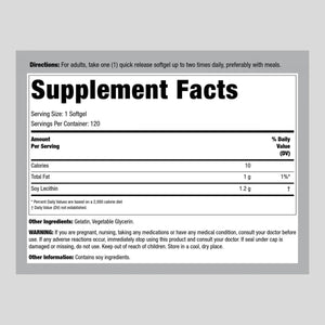 LINDBERG - Lindberg Lecithin 1200Mg. 120 Capsulas Blandas - The Red Vitamin MX - Suplementos Alimenticios - {{ shop.shopifyCountryName }}