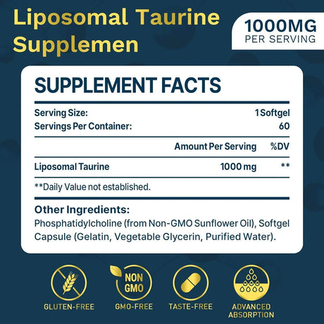 LIPMAXMALL - Lipmaxmall Liposomal Taurine 1000Mg. 60 Capsulas Blandas 2 Pack - The Red Vitamin MX - Suplementos Alimenticios - {{ shop.shopifyCountryName }}