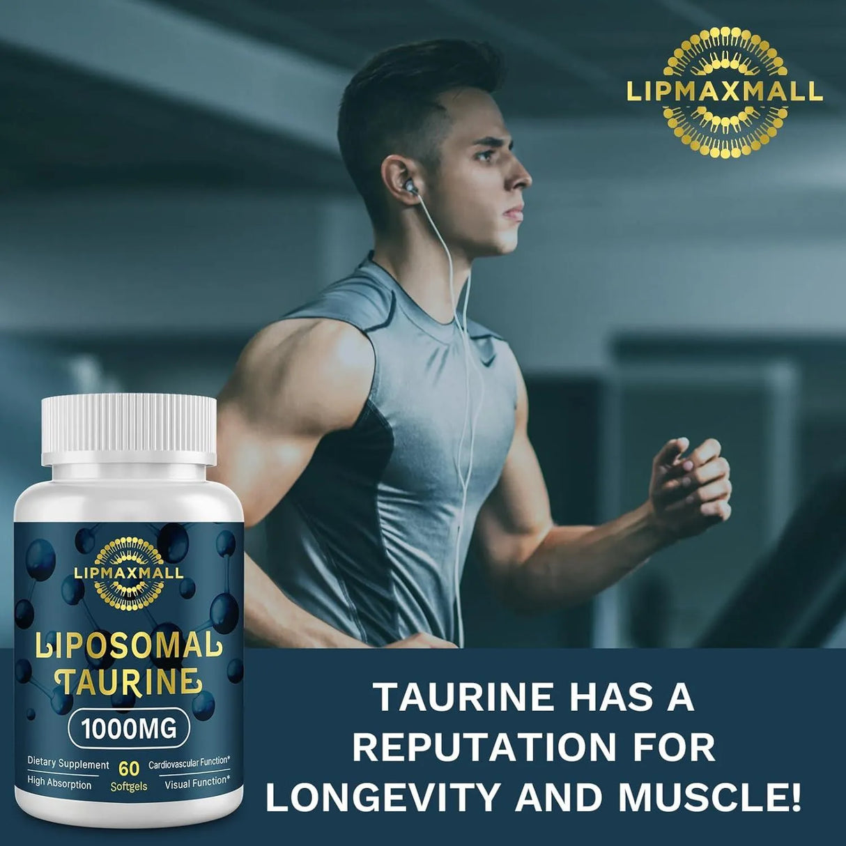 LIPMAXMALL - Lipmaxmall Liposomal Taurine 1000Mg. 60 Capsulas Blandas 2 Pack - The Red Vitamin MX - Suplementos Alimenticios - {{ shop.shopifyCountryName }}