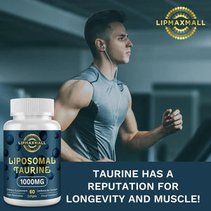 LIPMAXMALL - Lipmaxmall Liposomal Taurine 1000Mg. 60 Capsulas Blandas - The Red Vitamin MX - Suplementos Alimenticios - {{ shop.shopifyCountryName }}