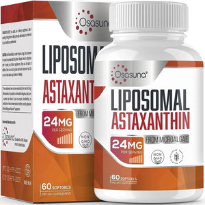 LIPOSOMAL - Liposomal Astaxanthin Supplement 24Mg. 60 Capsulas Blandas - The Red Vitamin MX - Suplementos Alimenticios - {{ shop.shopifyCountryName }}