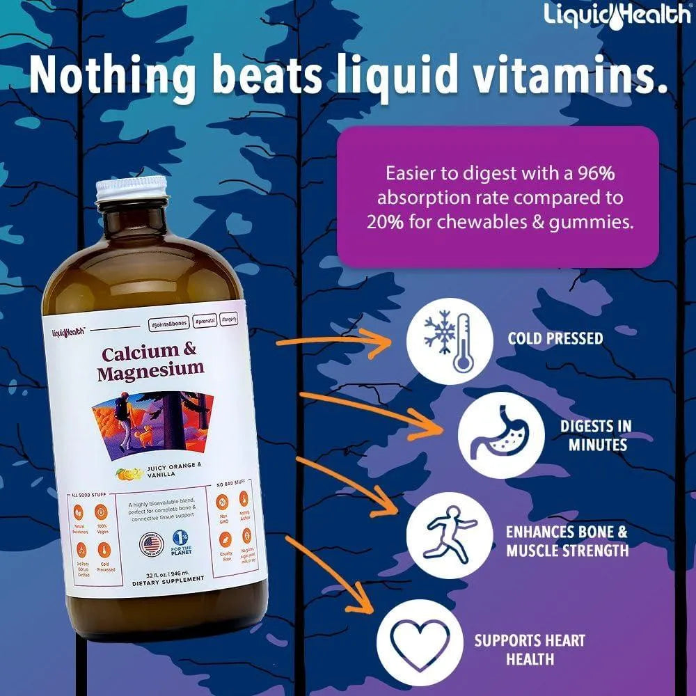 LIQUID HEALTH - Liquid Health Calcium and Magnesium Liquid 946Ml. - The Red Vitamin MX - Suplementos Alimenticios - {{ shop.shopifyCountryName }}