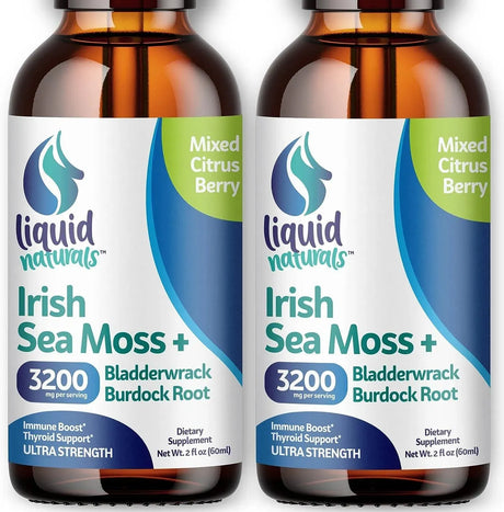 LIQUID NATURALS - Liquid Naturals Sea Moss Liquid Drops 3200Mg. 120Ml. - The Red Vitamin MX - Suplementos Alimenticios - {{ shop.shopifyCountryName }}