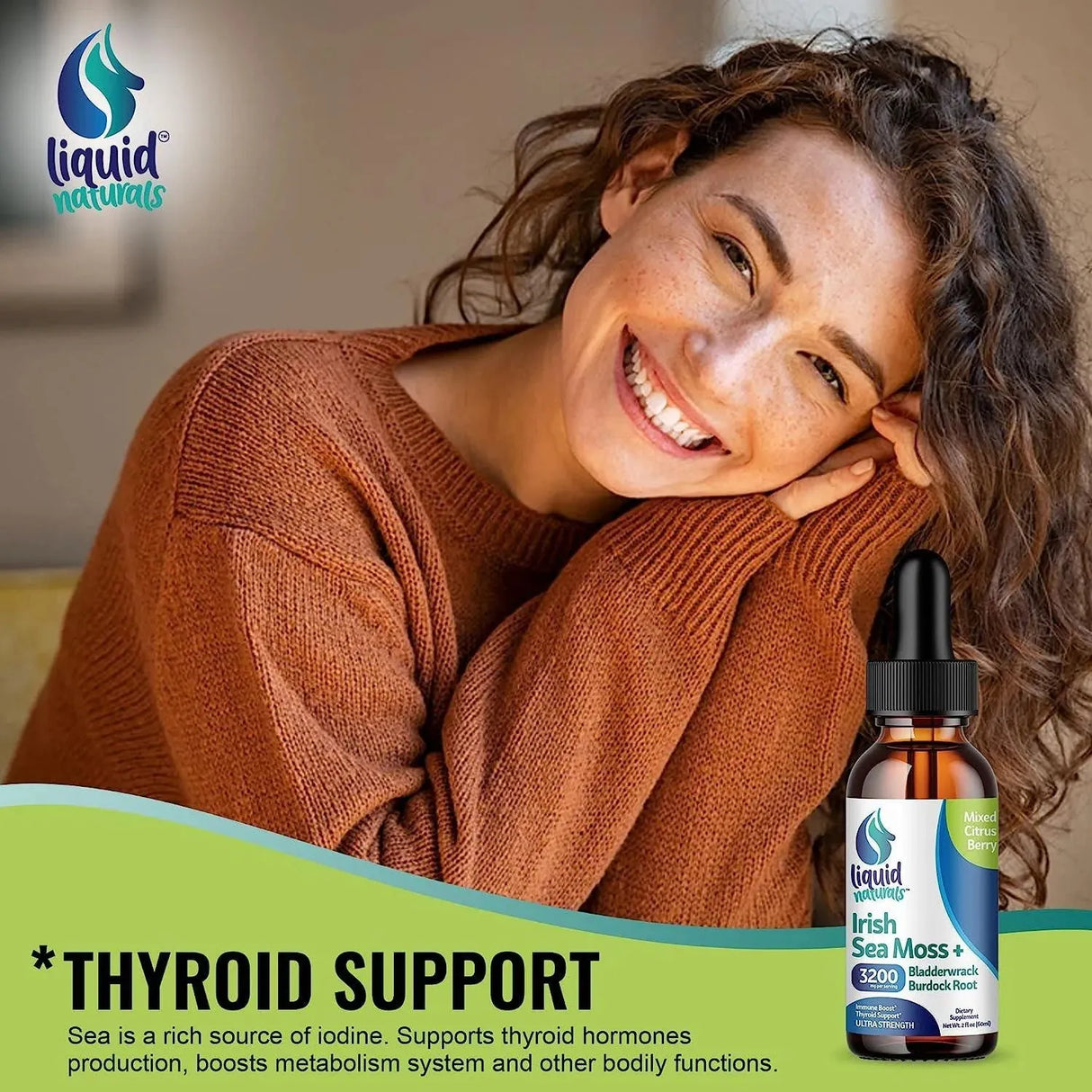 LIQUID NATURALS - Liquid Naturals Sea Moss Liquid Drops 3200Mg. 120Ml. - The Red Vitamin MX - Suplementos Alimenticios - {{ shop.shopifyCountryName }}