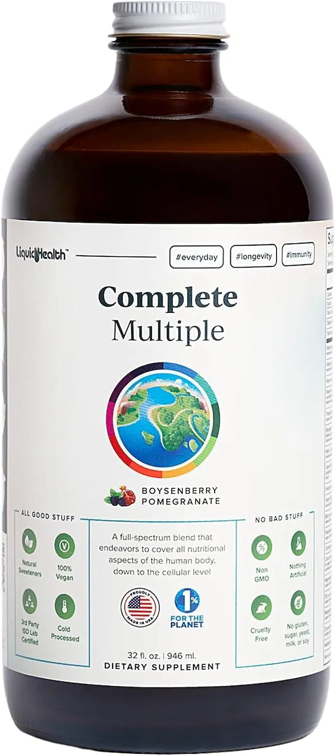 LIQUIDHEALTH - Liquid Health Liquid Multivitamin Boysenberry Pomegranate 946Ml. - The Red Vitamin MX - Suplementos Alimenticios - {{ shop.shopifyCountryName }}