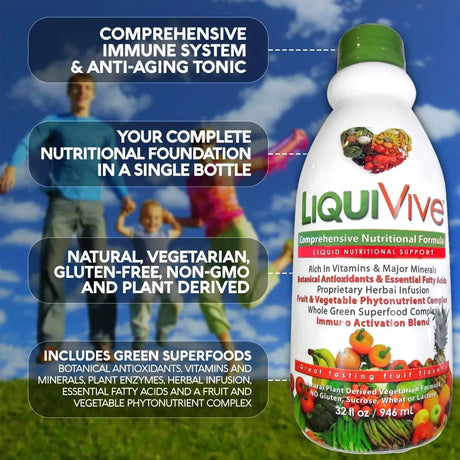LIQUIVIVE - LiquiVive Liquid Vitamins Mega Nutrition 946Ml. - The Red Vitamin MX - Suplementos Alimenticios - {{ shop.shopifyCountryName }}